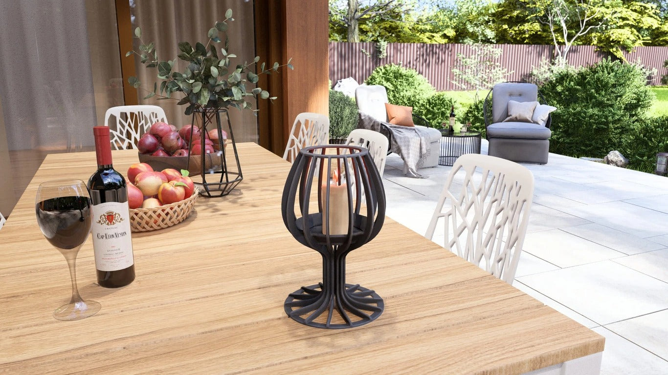 Vatră foc exterior Cubiq Wine Glass Fire Pit