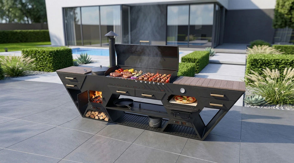 Grătar Exterior Cubiq Deluxe Fire Pit Grill