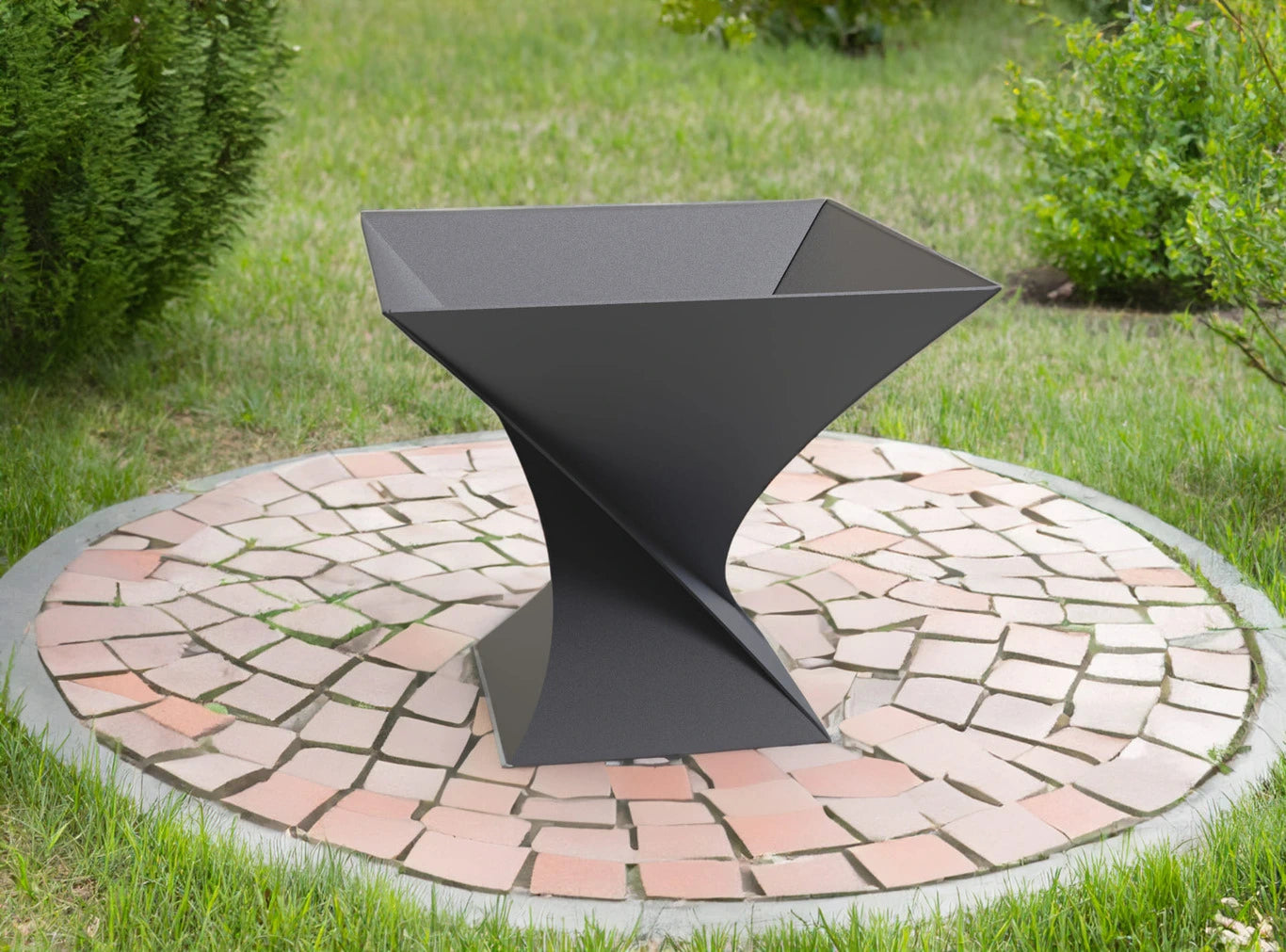 Vatră foc exterior Cubiq Twist Fire Pit
