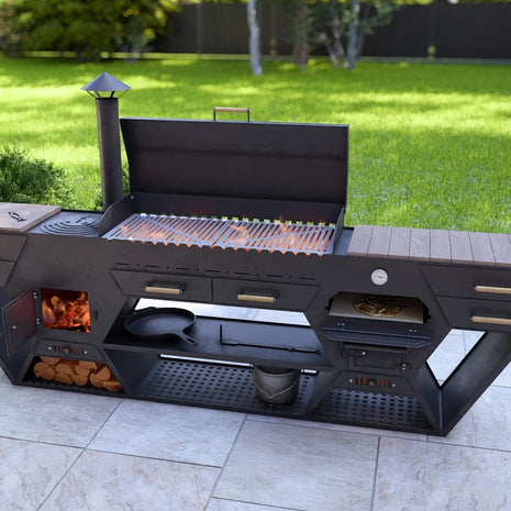 Grătar Exterior Cubiq Deluxe Fire Pit Grill