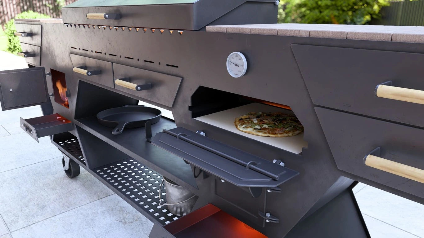 Grătar Exterior Cubiq Deluxe Fire Pit Grill