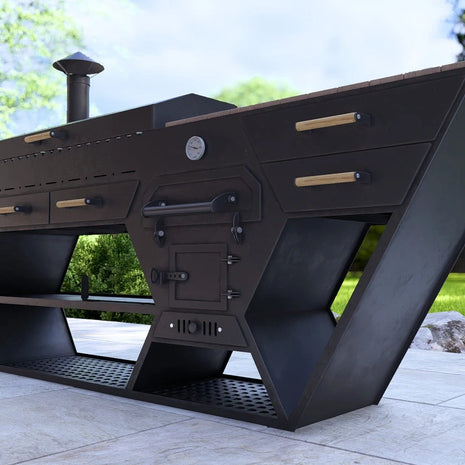 Grătar Exterior Cubiq Deluxe Fire Pit Grill