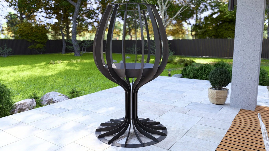 Vatră foc exterior Cubiq Wine Glass Fire Pit
