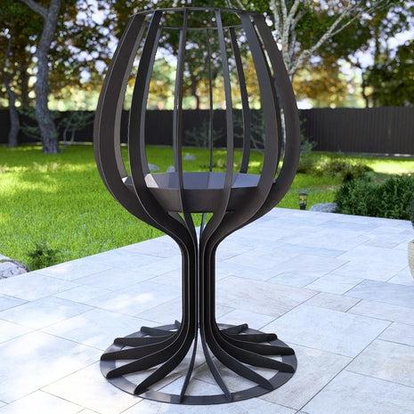 Vatră foc exterior Cubiq Wine Glass Fire Pit