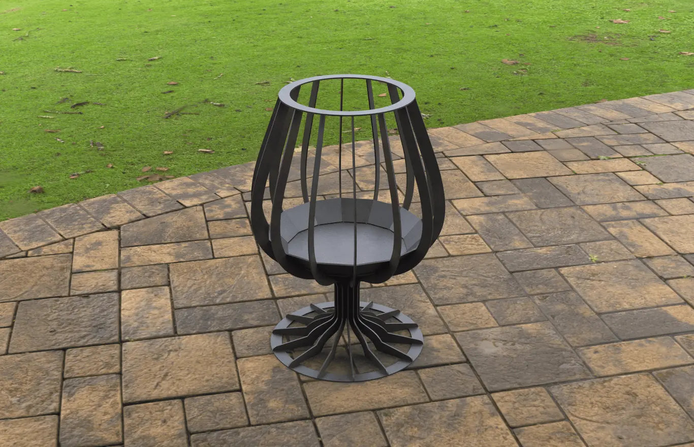 Vatră foc exterior Cubiq Cognac Fire Pit