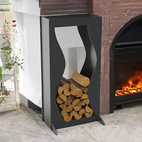 Depozitare lemne Wave Firewood Rack